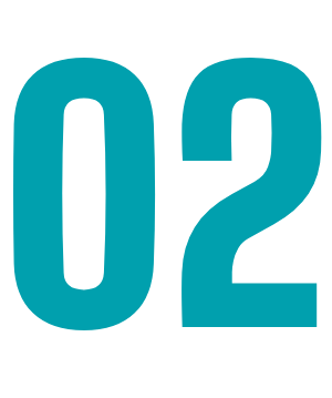 Blue stylized numbers zero and two